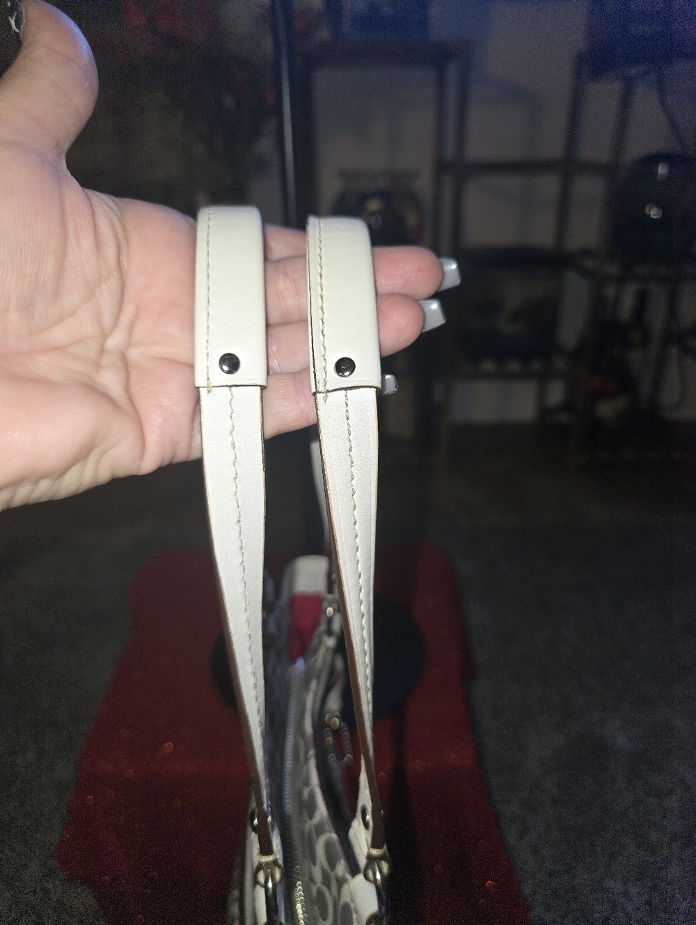 Coach Heritage Stripe Signature Chelsea Tote Bag In Preloved Condition - Picture 6 of 16